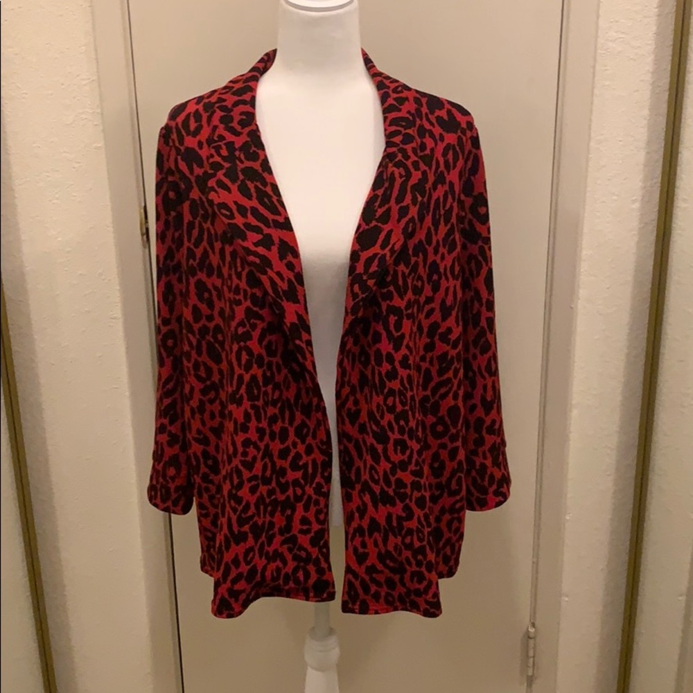 Boohoo Animal Print Blazer